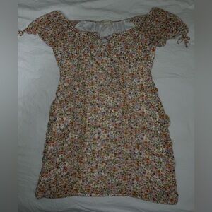 Floral Mini Dress XL Short-sleeve summer dress | Teen | Party | Formal | Y2K